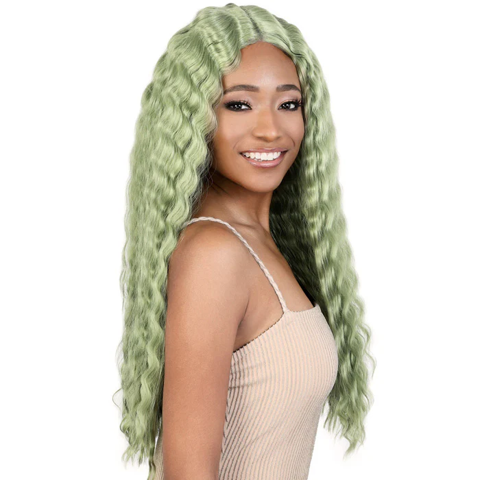 Motown Tress Swiss Lace Deep Part Front Wig - LDP-CRIMP7 - Image 2