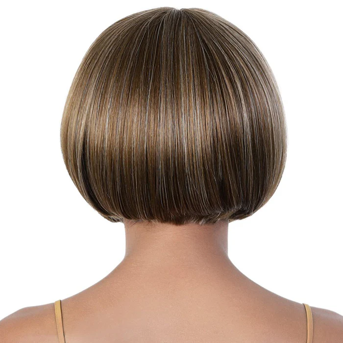 Motown Tress Synthethic SLAY LACE 5" DEEP PART SHORT BOB WIG LDP - HALLE - Image 3