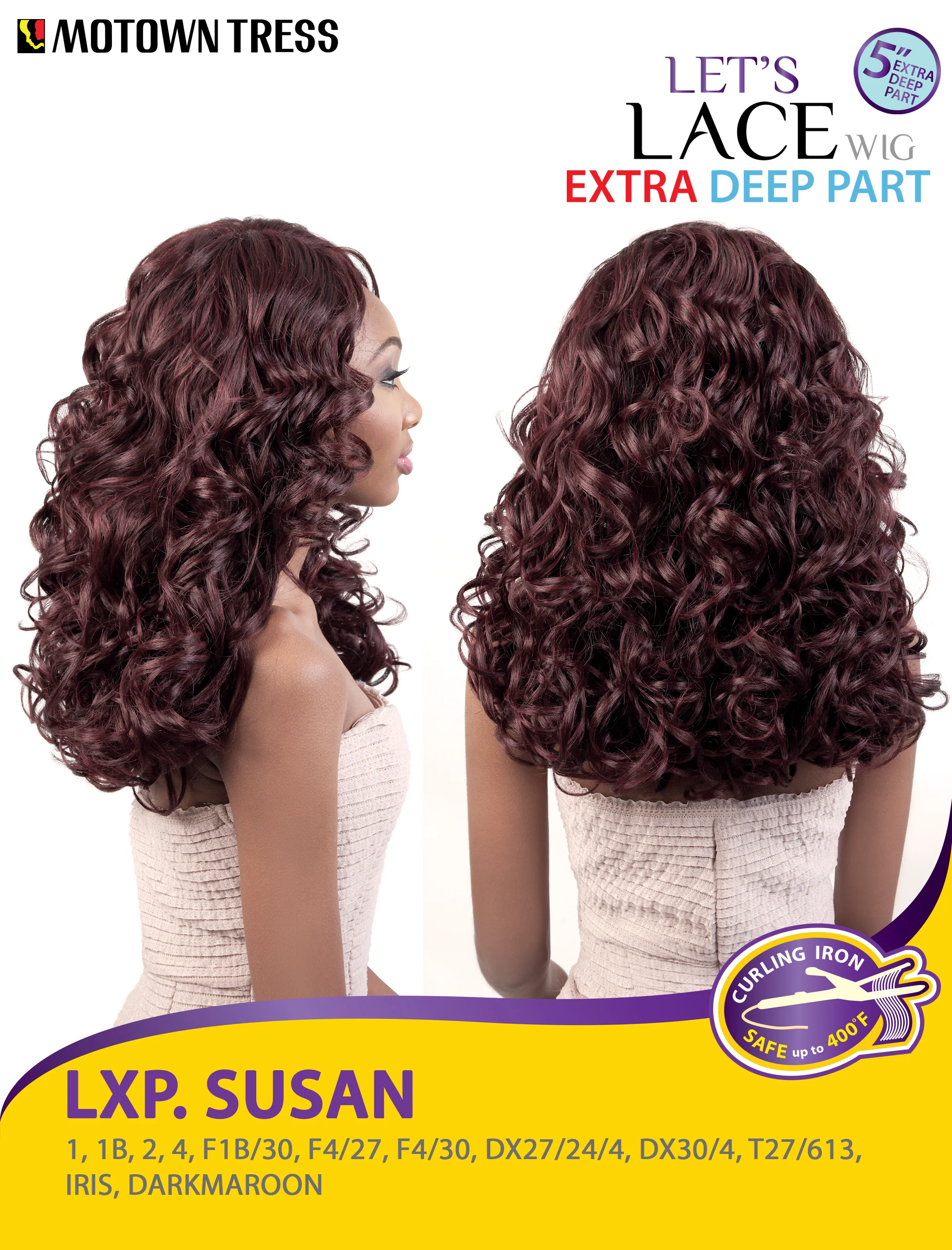 Motown Tress Synthetic Deep Part Let's Lace Wig - LXP SUSAN - Image 5