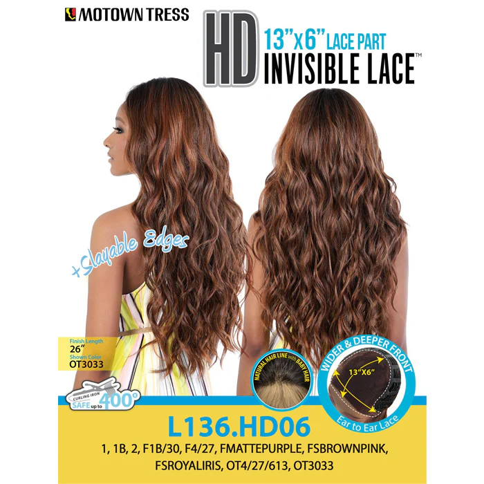 Motown Tress HD 13X6 Lace Front Wig - L136.HD06 - Image 5