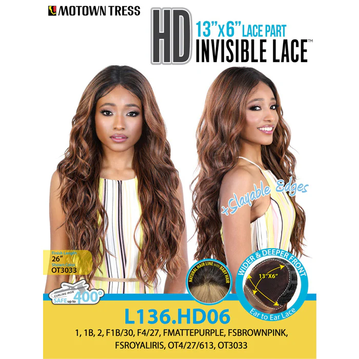 Motown Tress HD 13X6 Lace Front Wig - L136.HD06 - Image 6