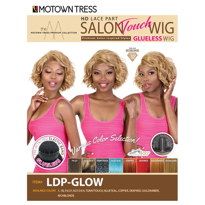 Motown Tress Salon Touch Glueless Deep Part Lace Wig - LDP-GLOW - Image 5