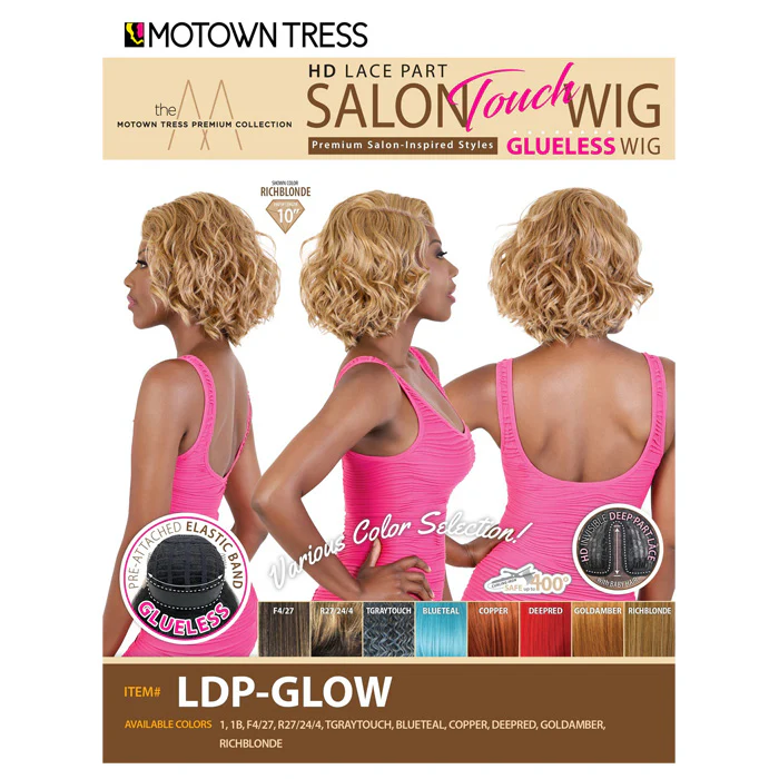 Motown Tress Salon Touch Glueless Deep Part Lace Wig - LDP-GLOW - Image 6
