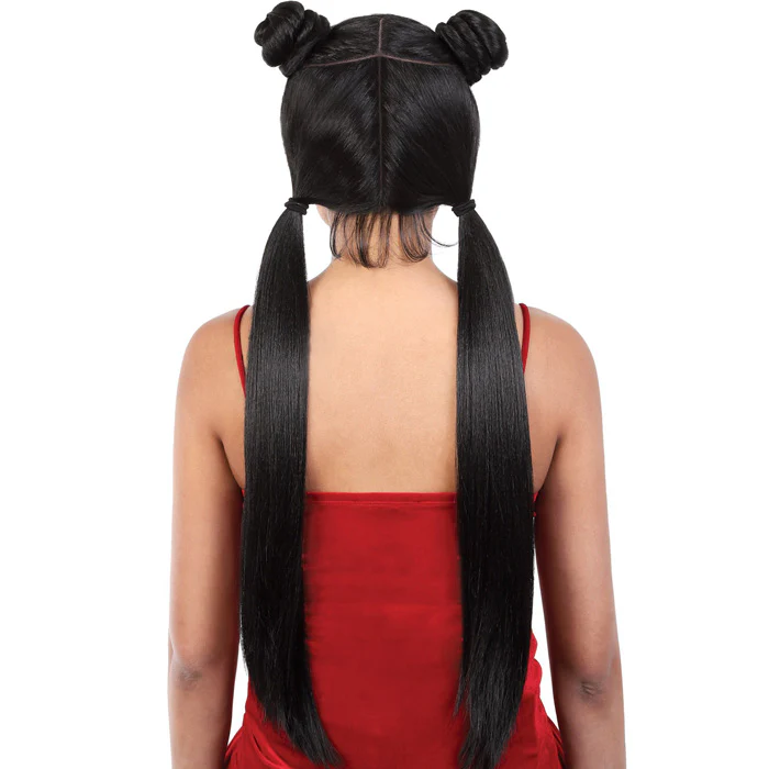 Motown Tress Synthetic Zig Zag 4 Way Part Let's Lace Wig - LZ VIXEN28 - Image 4