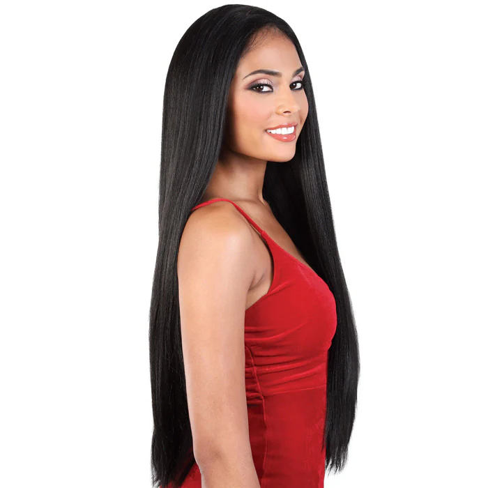 Motown Tress Synthetic Zig Zag 4 Way Part Let's Lace Wig - LZ VIXEN28 - Image 5