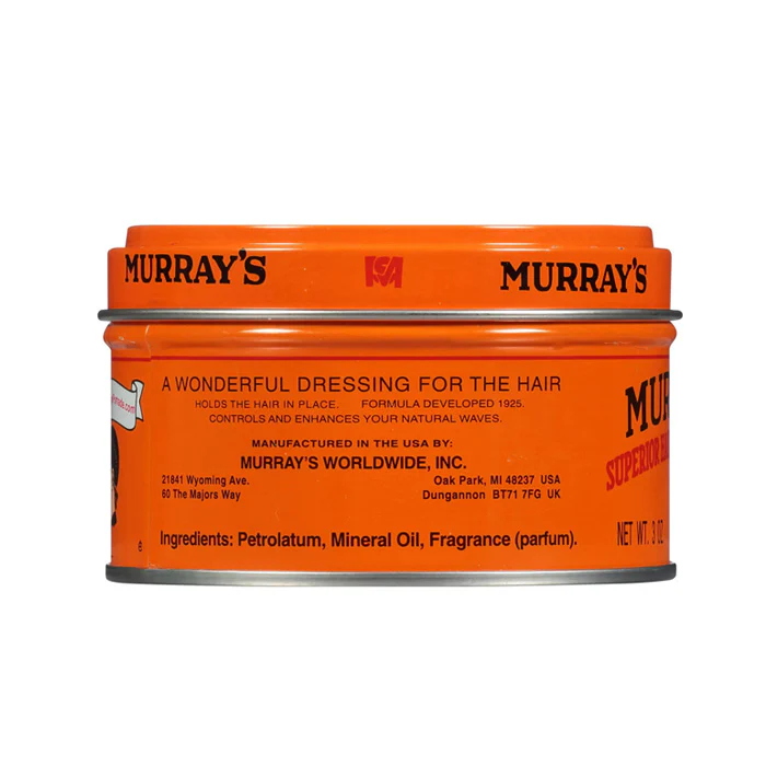 Murray's Hair Dressing Pomade-Regular 3 oz - Image 3