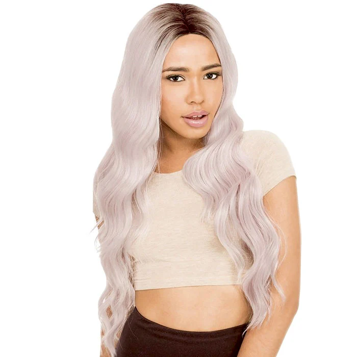 New Born Free Magic Lace Curved Part Lace Front Wig Wig MLC206