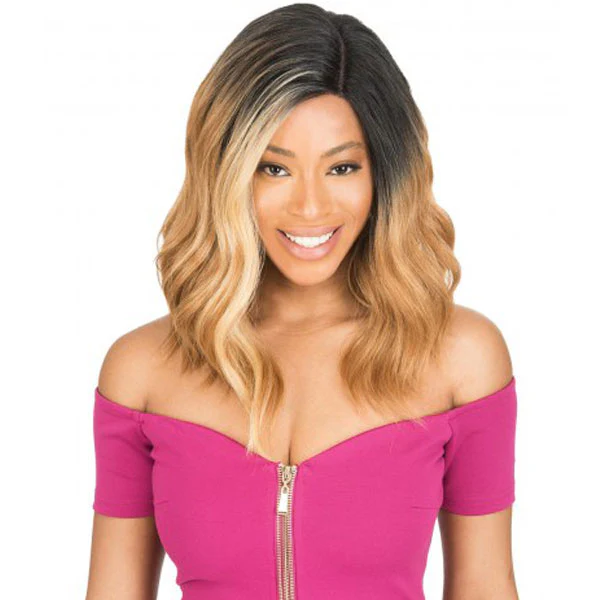 New Born Free Magic Lace Curved Part Wig - MLC207