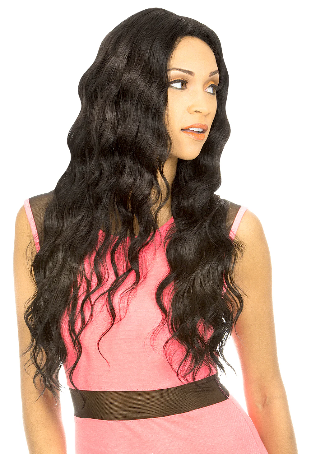 New Born Free Magic Lace U-Shape Human Hair Blend Wig 96 - Image 2