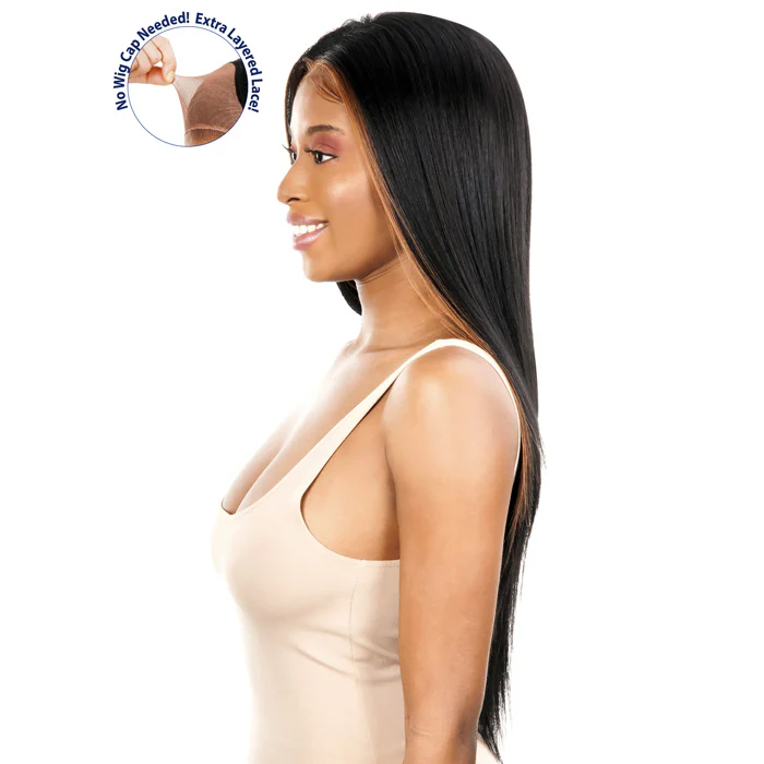New Born Free 13x4 Fake Scalp Lace Front Wig - STRAIGHT - Image 3