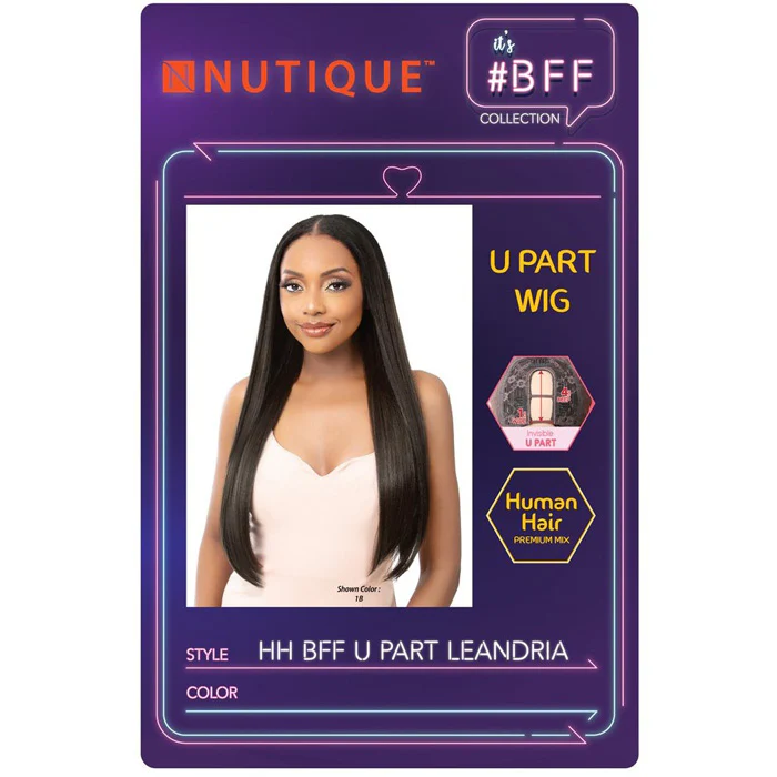 Nutique BFF Human Hair Premium Mix U-Part Wig - LEANDRIA - Image 4