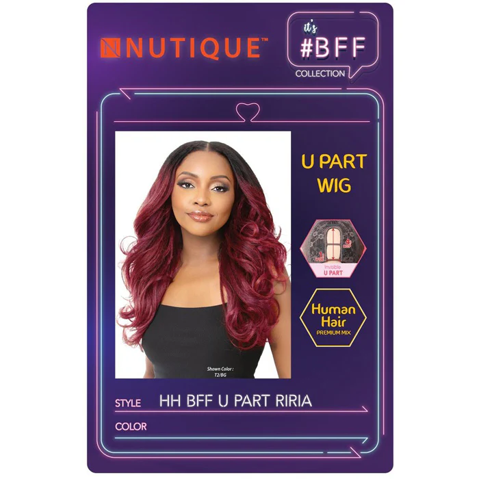 Nutique BFF Human Hair Premium Mix U-Part Wig - RIRIA - Image 4