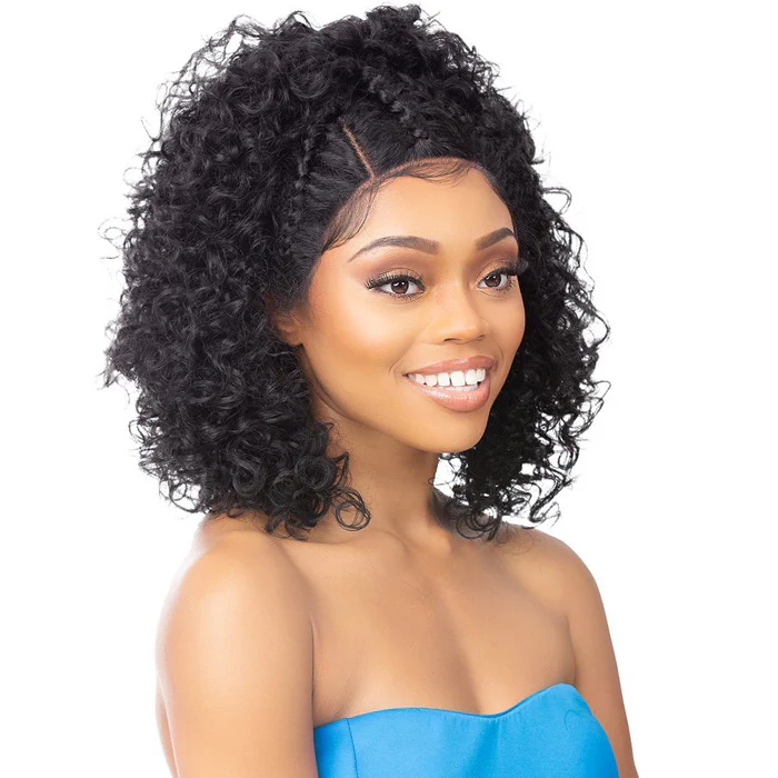 Nutique Illuze Glam Up Hand-Tied Braided HD Lace Front Wig - ANGELCIA - Image 2