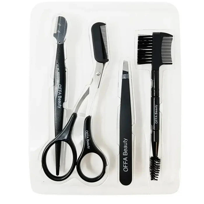 Offa Beauty Brow Kit Tool Set ALL-IN-ONC 4 Pcs - Image 2
