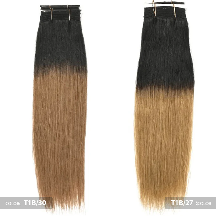 Onyx 100% Human Hair Weave - NATURAL ESSENCE YAKI 10-18"(Machine-Tied) - Image 4
