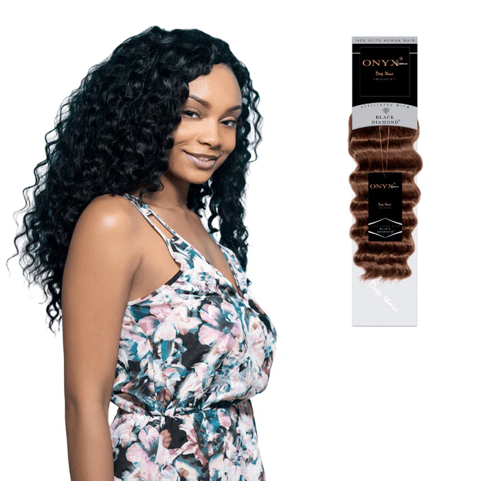 Onyx 100% Human Hair Weave - DEEP WAVE 10-18"(Machine-Tied) - Image 2