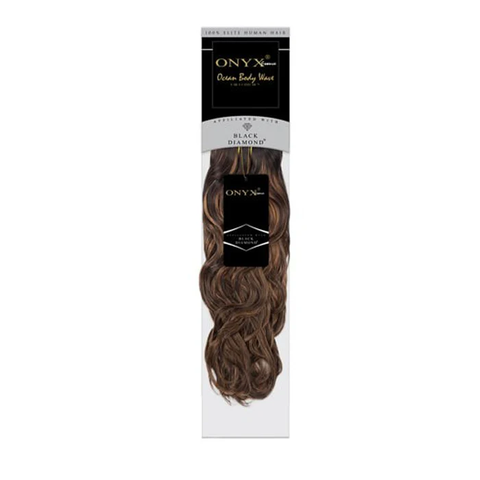 Onyx 100% Human Hair Weave - OCEAN BODY WAVE 14" (Machine-Tied)