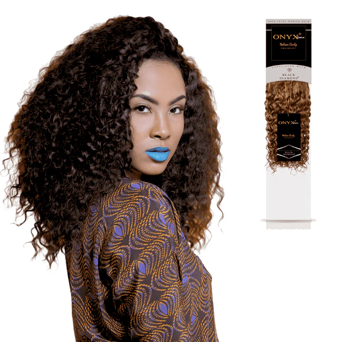 Onyx Human Hair Weave - ITALIAN CURLY 10-18"(Machine-Tied) - Image 2