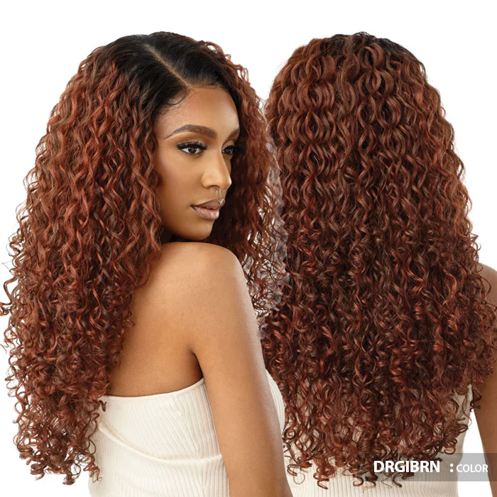 Outre 100% Human Hair Blend 13x6 HD 360 Lace Frontal Wig - TASIRA - Image 3