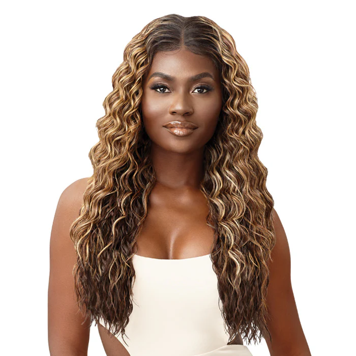 Outre 100% Human Hair Blend HD 360 Edge 13X6 Lace Front Wig - ANDREINA