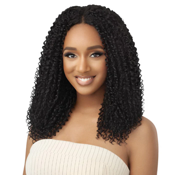 Outre 100% Human Hair Blend U Part Cap Leave Out Wig - PASSION COILS 20 - Image 2