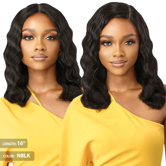 Outre 100% Unprocessed Human Hair Lace Part Wig - OCEAN BODY 16"/20" - Image 3