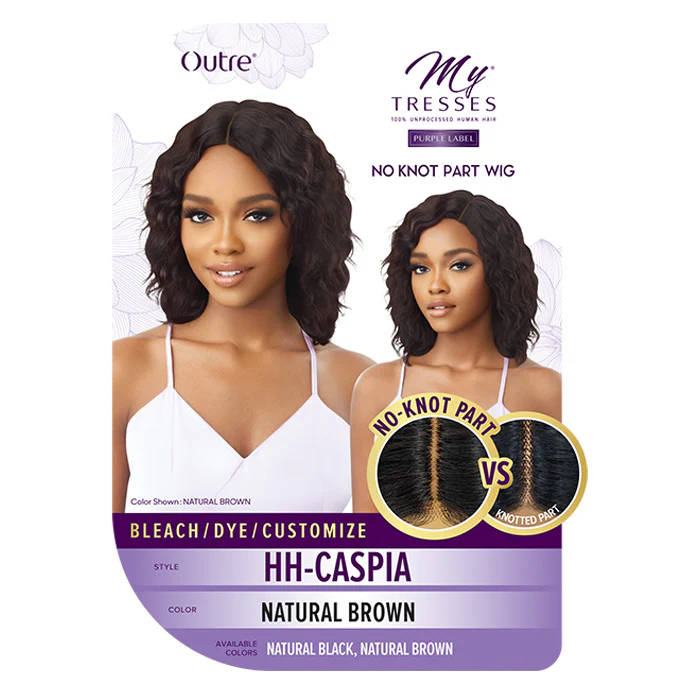 Outre Mytresses 100% Unprocessed Human Hair No Knot Part Wig - HH CASPIA - Image 5