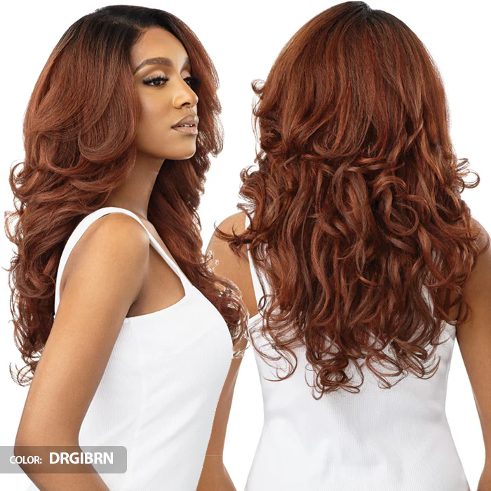 Outre 360 Front Lace 100% Human Hair Blend 13X6 HD Lace Front Wig - VELORA - Image 3