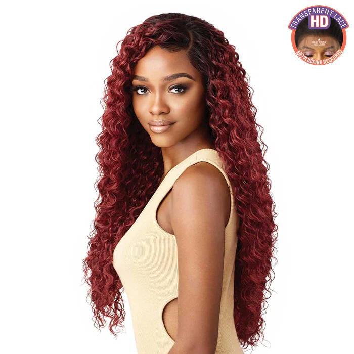 Outre 360 Frontal Lace 100% Human Hair Blend 13X6 HD Lace Front Wig - KAYREENA - Image 3