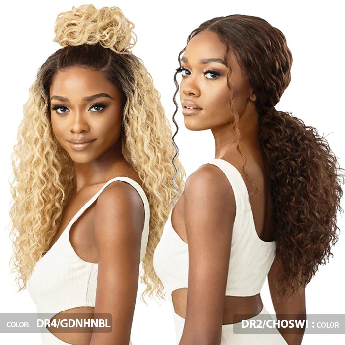 Outre 360 Frontal Lace 100% Human Hair Blend 13X6 HD Lace Front Wig - ROSHAN - Image 2