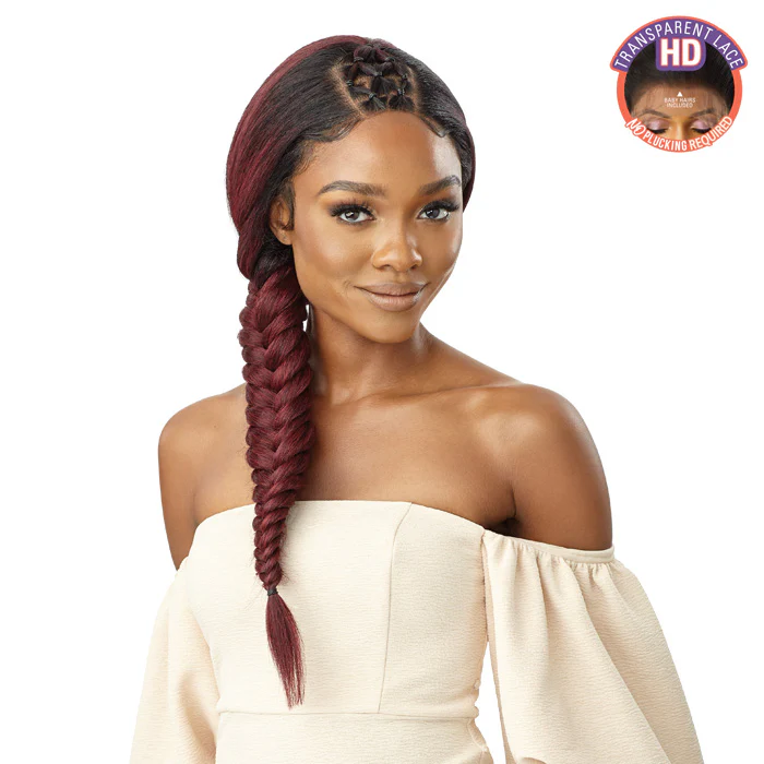 Outre 360 Frontal Lace 100% Human Hair Blend 13X6 HD Lace Front Wig - SUNNIVA - Image 3