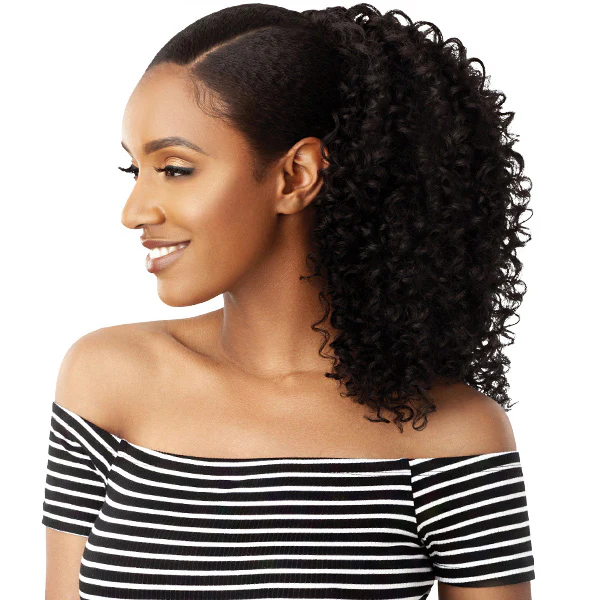 Outre Big Beautiful Hair Drawstring Ponytail 3B BOUNCY CURLS 18" - Image 2