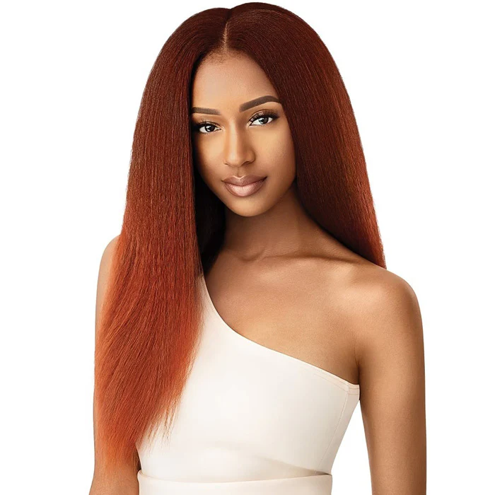 Outre Big Beautiful Hair Human Hair Blend Clip In 9 pcs Weave - KINKY STRAIGHT 18" - Image 2