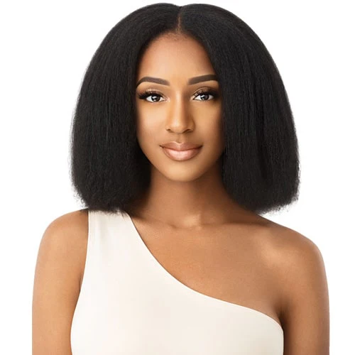 Outre Big Beautiful Hair Human Hair Blend Clip In 9 pcs Weave - KINKY STRAIGHT 18" - Image 3