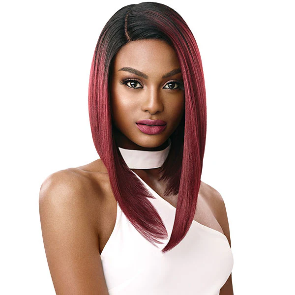 Outre Blunt Cut Swiss Lace L-Parting Lace Front Wig - TALIA