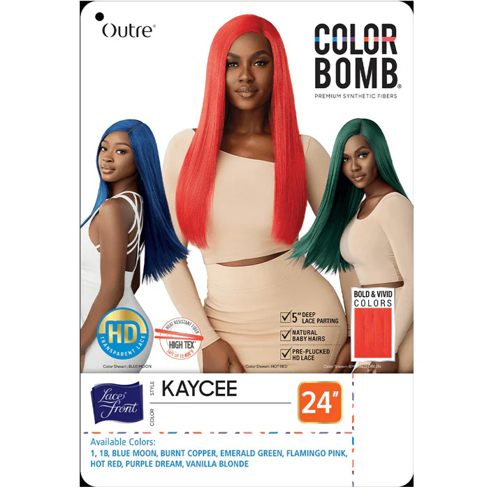 Outre Color Bomb 5" Deep HD Lace Front Wig - KAYCEE 24" - Image 6