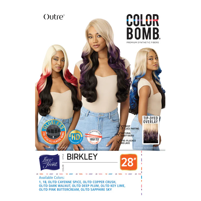 Outre Color Bomb Glueless 5" Deep HD Lace Front Wig - BIRKLEY - Image 6