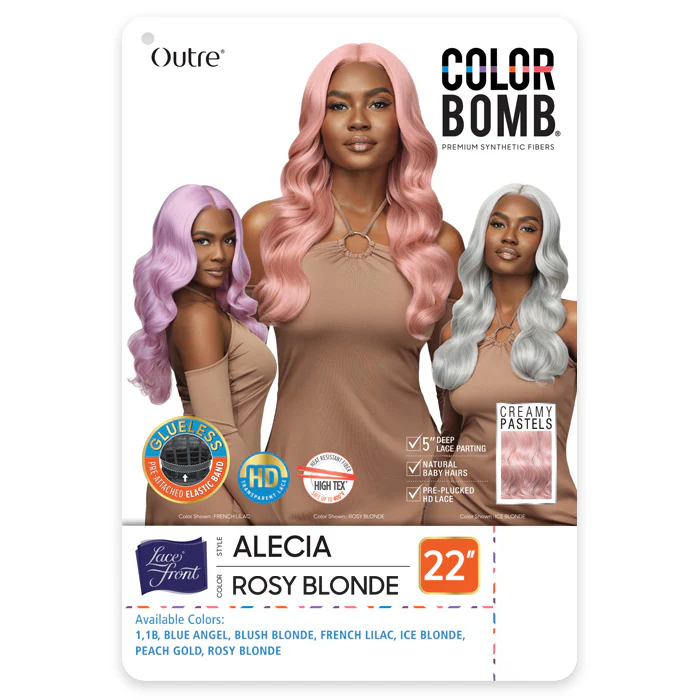 Outre Color Bomb Glueless 5" Deep Part HD Lace Front Wig - ALECIA - Image 6