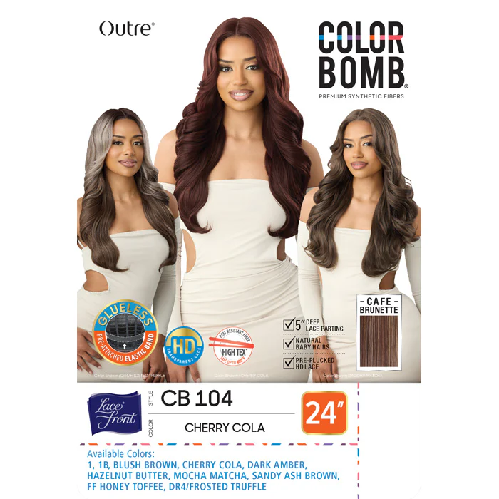 Outre Color Bomb Glueless 5" HD Deep Lace Parting Front Wig - CB 104 - Image 6
