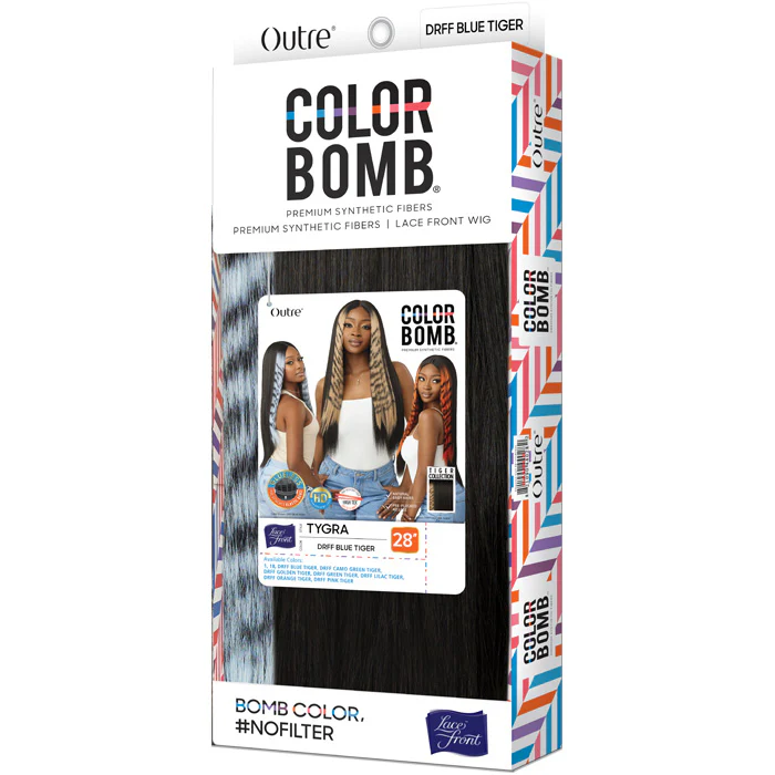 Outre Color Bomb Glueless 5" Part HD Lace Front Wig - TYGRA - Tiger Collection - Image 7