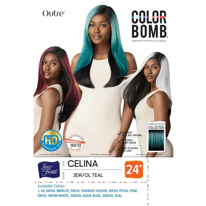 Outre Color Bomb 5" Deep Part HD Lace Front Wig - CELINA - Image 5