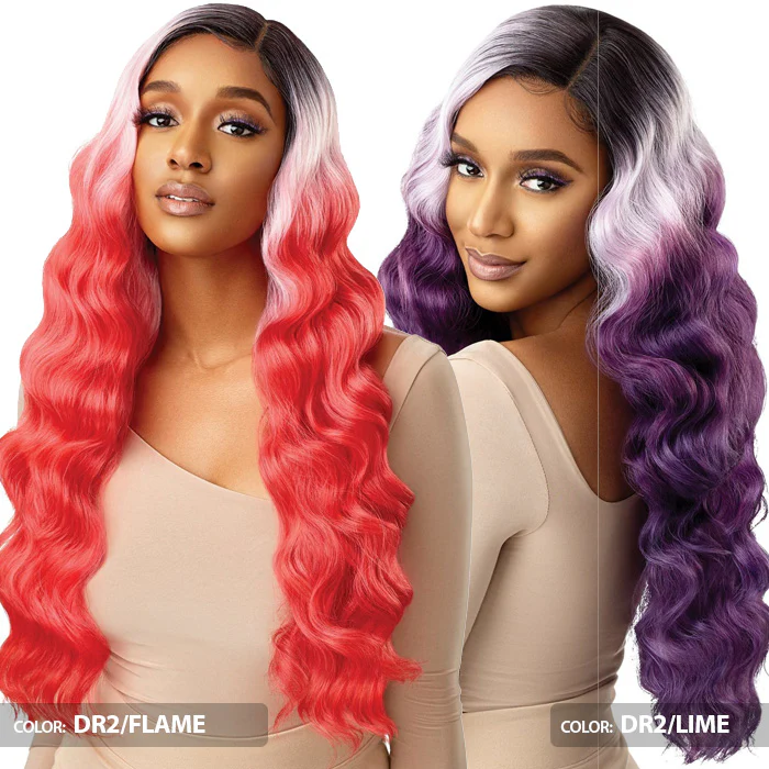 Outre Color Bomb HD Transparent Lace Front Wig - CELESTINE - Image 4