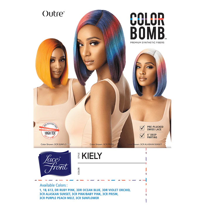 Outre Color Bomb L-Part Pre-Plucked Swiss Lace 5" Deep Part Wig - KIELY - Image 7