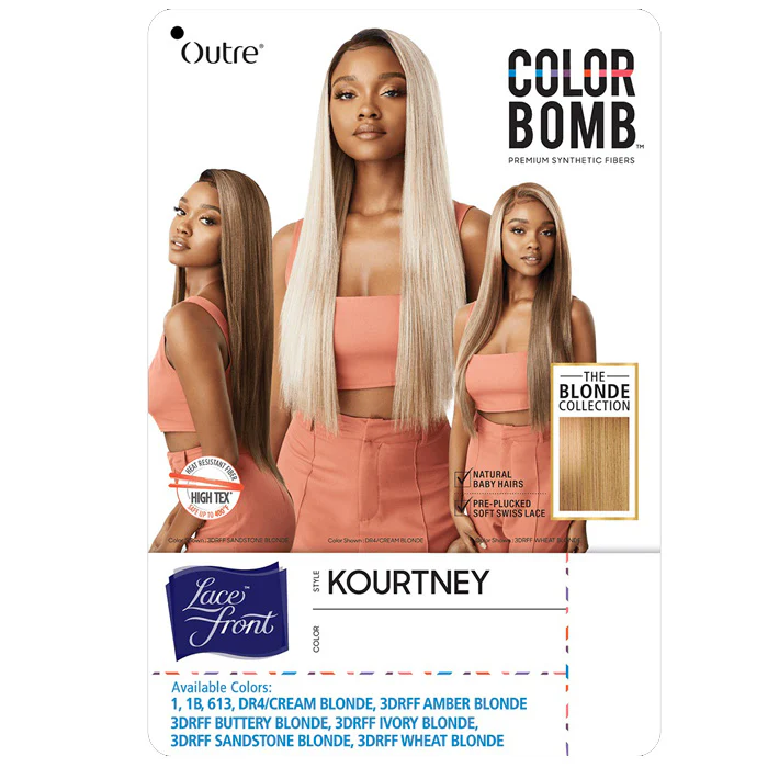 Outre Color Bomb Swiss Lace Front Wig - KOURTNEY - Image 7