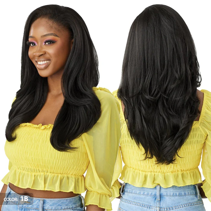 Outre Converti-Cap Delux Cap Half Wig - BLUSH & BLOOM 24" - Image 4