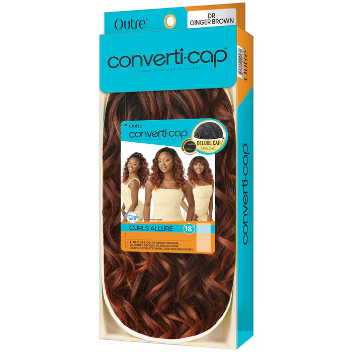 Outre Converti-Cap Delux Cap Half Wig - CURLS ALLURE - Image 7