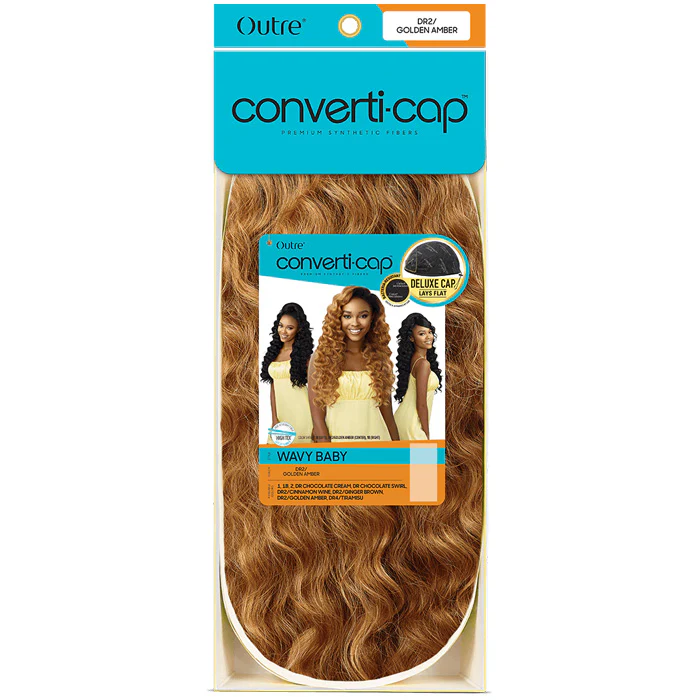Outre Converti Cap Deluxe Half Wig - WAVY BABY - Image 6