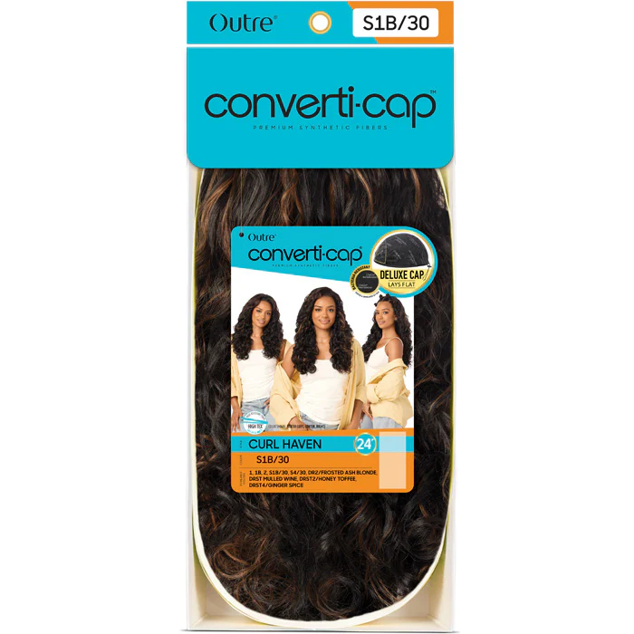 Outre Converti-Cap Drawstring Half Wig - CURL HAVEN - Image 5