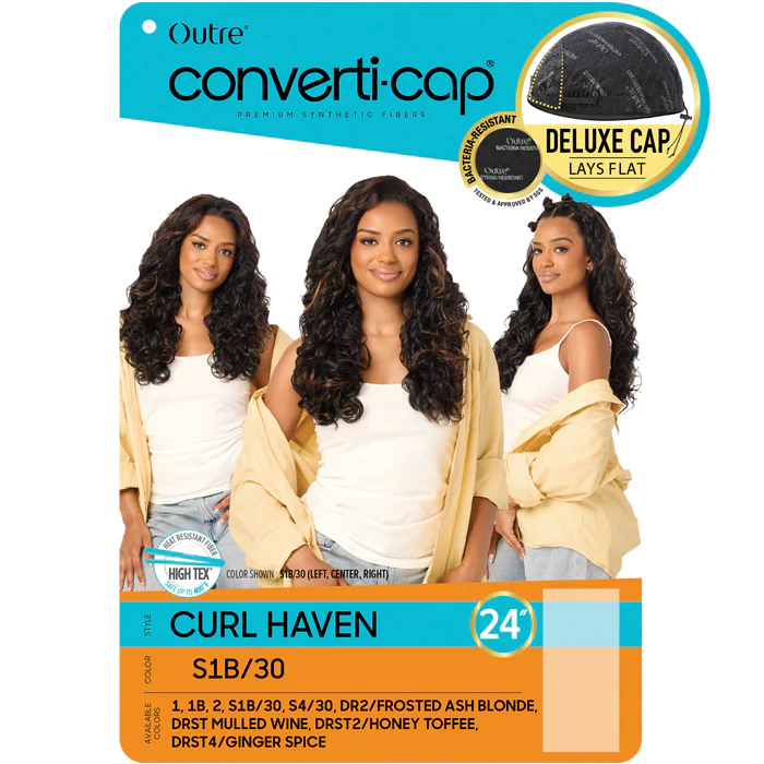 Outre Converti-Cap Drawstring Half Wig - CURL HAVEN - Image 6