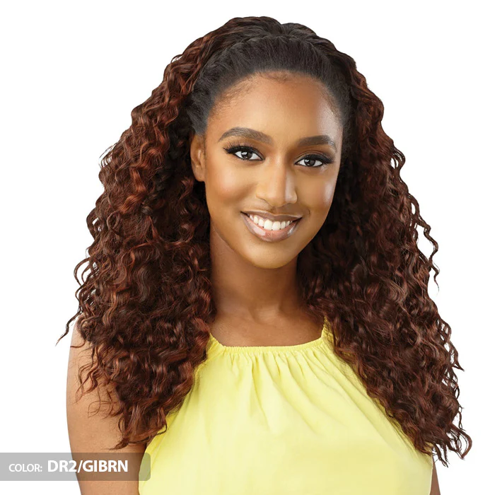 Outre Converti Cap Half Wig - WATER WAVES - Wet & Wavy Style - Image 4